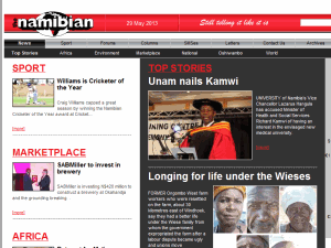The Namibian - home page