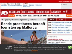 Algemeen Dagblad - home page