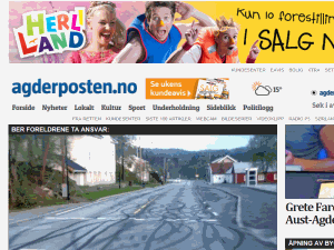 Agderposten - home page