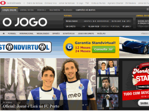 O Jogo - home page