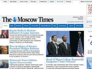 The Moscow Times - home page