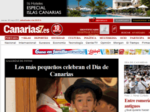 Canarias7 - home page