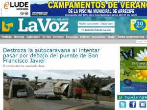 La Voz de Lanzarote - home page
