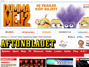 Aftonbladet - home page