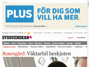 Sydsvenskan - home page