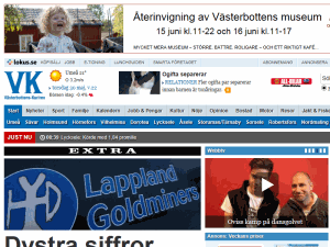 Västerbottens-Kuriren - home page