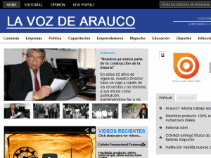 La Voz de Arauco - home page