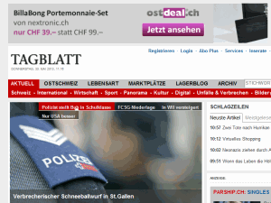 St. Galler Tagblatt - home page