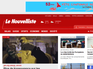 Le Nouvelliste - home page