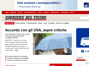 Corriere del Ticino - home page