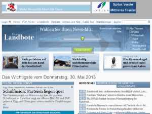 Der Landbote - home page