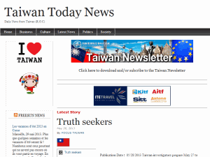 Taiwan Today News - home page