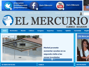 Diário El Mercurio - home page