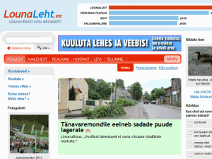 Lounaleht - home page