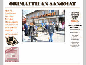 Orimattilan Sanomat - home page