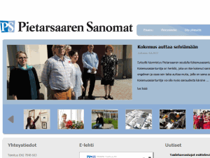 Pietaraaran Sanomat - home page