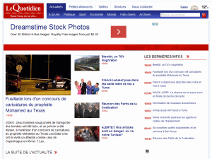 Le Quotidien - home page