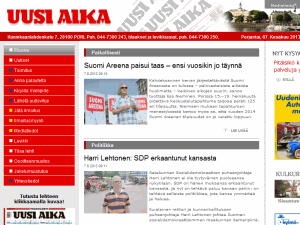 Uusi Aika - home page