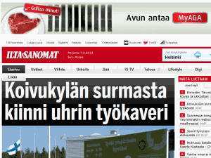 Ilta Sanomat - home page