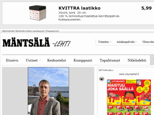Mäntsälän Uutiset - home page