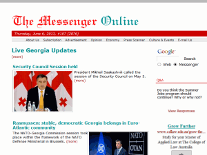 The Messenger - home page