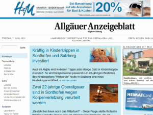 Allgäuer Anzeigeblatt - home page