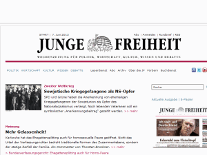Junge Freiheit - home page