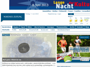 Nordsee Zeitung - home page