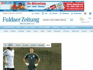 Fuldaer Zeitung - home page