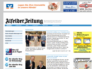 Alfelder Zeitung - home page
