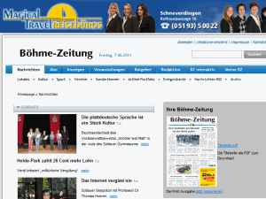 Böhme-Zeitung - home page