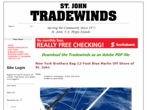 St. John Tradewinds - home page