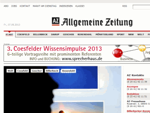 Allgemeine Zeitung - home page