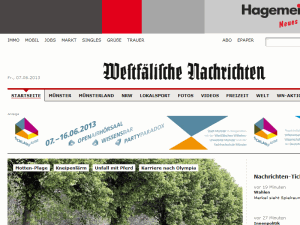 Westfälische Nachrichten - home page