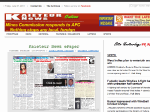 Kaieteur News - home page