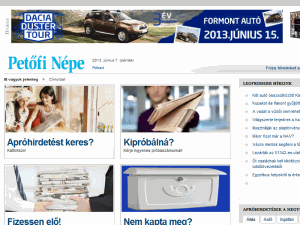 Petofi Népe - home page