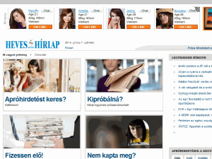 Heves Megyei Hírlap - home page