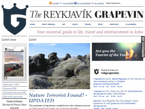 The Reykjavik Grapevine - home page