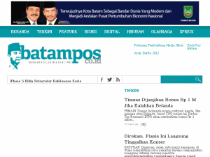 Batam Pos - home page