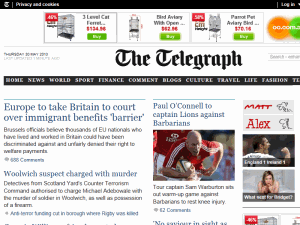 The Daily Telegraph - home page