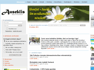 Auseklis - home page
