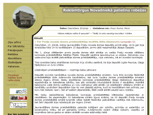 Novadnieks - home page