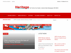 The Heritage - home page