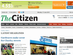 The Chorley Citizen - home page