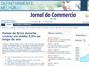 Jornal do Commércio - home page