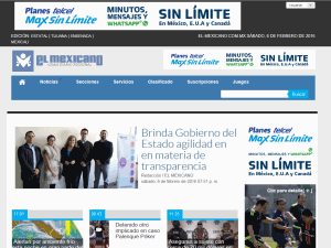 El Mexicano Gran Diario Regional - home page