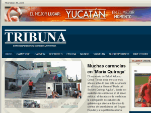 Tribuna de Campeche - home page