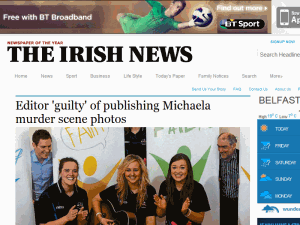 The Irish News - home page