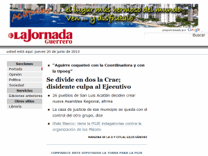 La Jornada Guerrero - home page