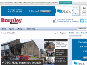Burnley Express - home page